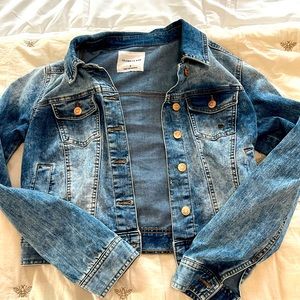 Celebrity Pink Denim Jacket Size Small Like New!